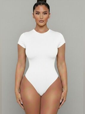 Classic White Short-Sleeve Bodysuit